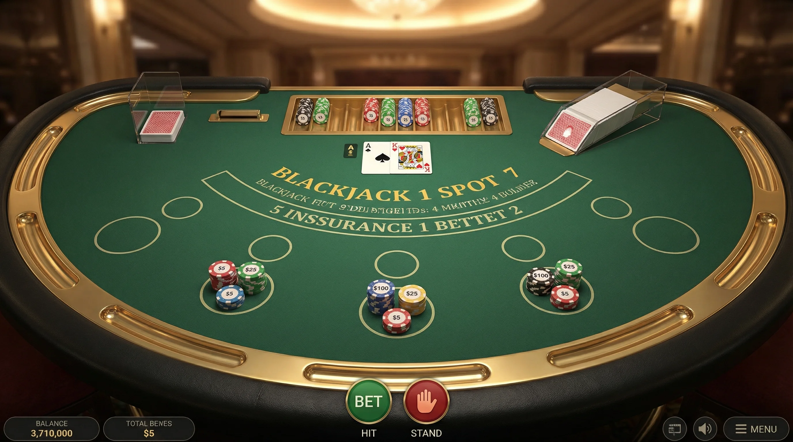 Blackjack con bono Betsson Bono México